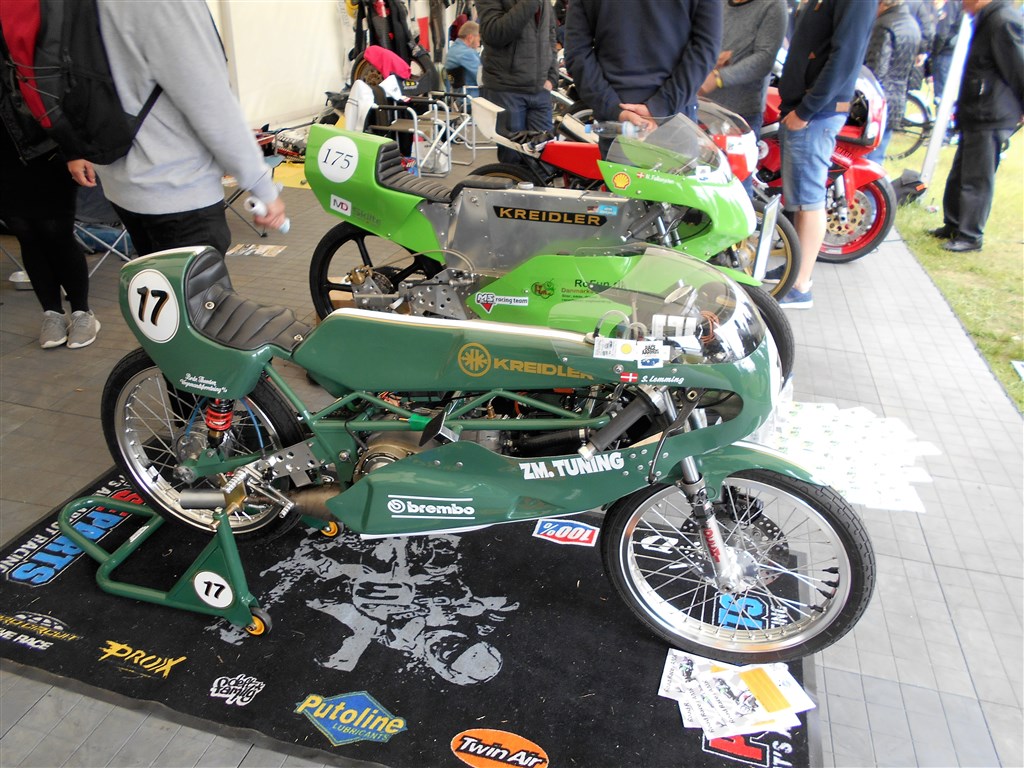 De engang så verdenskendte 50 ccm Kreidler-Florett racere
(Foto: Ulrik Them Poulsen)